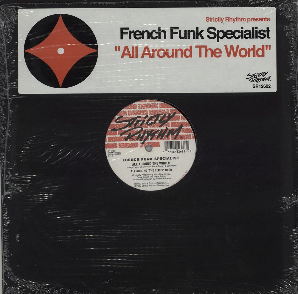 French Funk Specialist All Around The World US 12" vinyl single (12 inch record / Maxi-single) SR12622