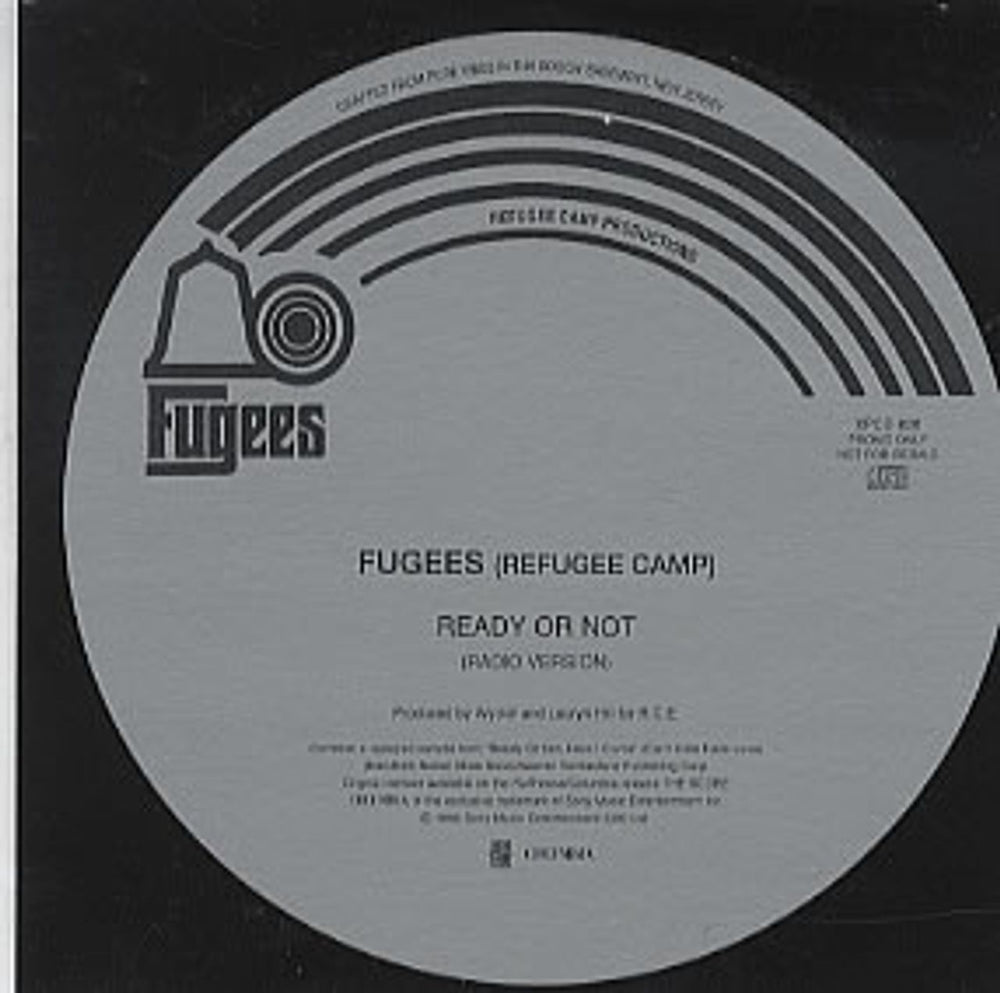 Fugees Ready Or Not US Promo CD single (CD5 / 5") XPCD820