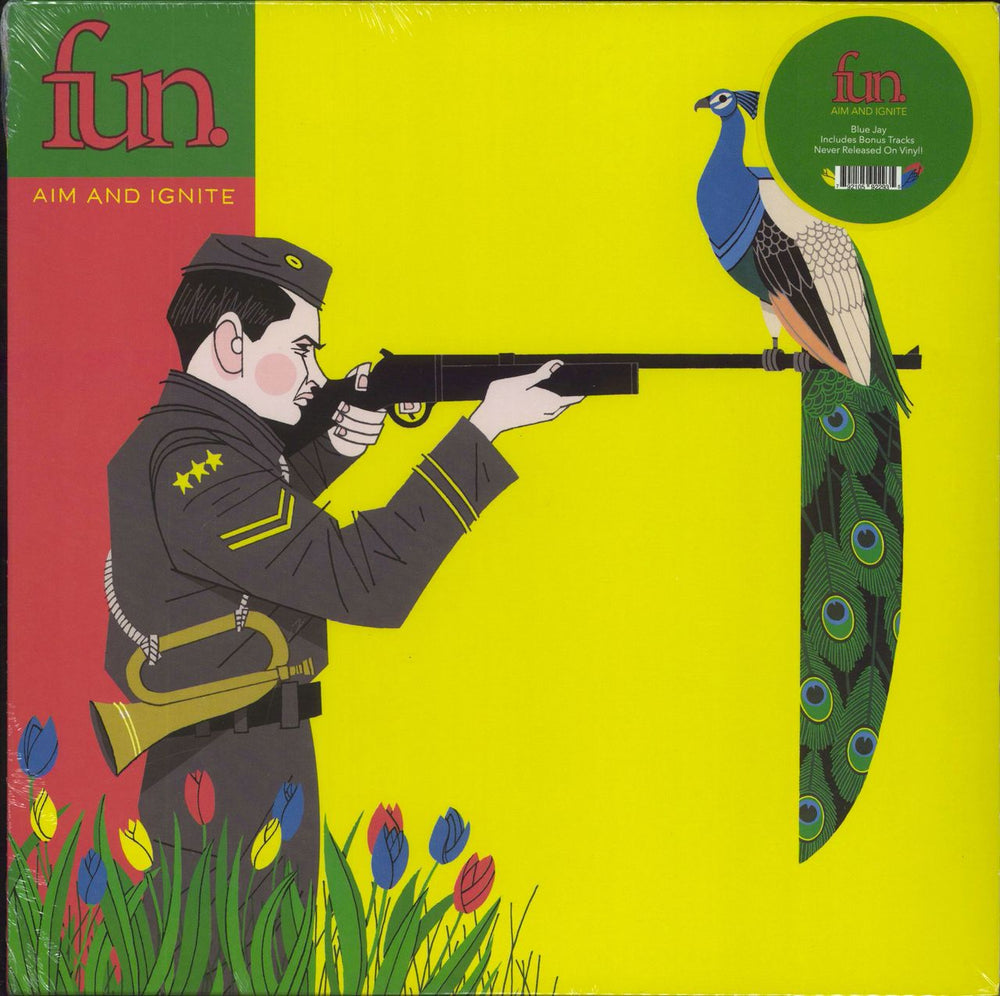 Fun. Aim & Ignite - Blue Vinyl - Sealed UK 2-LP vinyl record set (Double LP Album) 067003084710