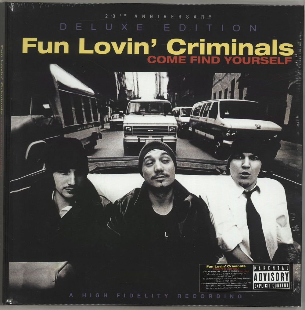 Fun Lovin Criminals Come Find Yourself - Deluxe Edition UK box set CFYBOX20