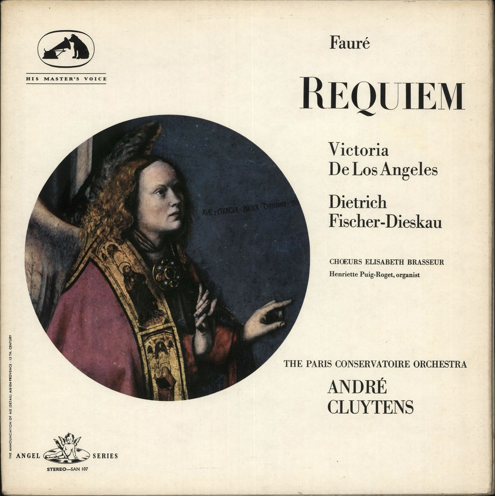 Gabriel Fauré Requiem UK vinyl LP album (LP record) SAN107