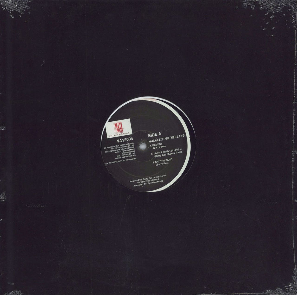 Galactic Mutherland Destiny - Sealed US 12" vinyl single (12 inch record / Maxi-single) VA12004