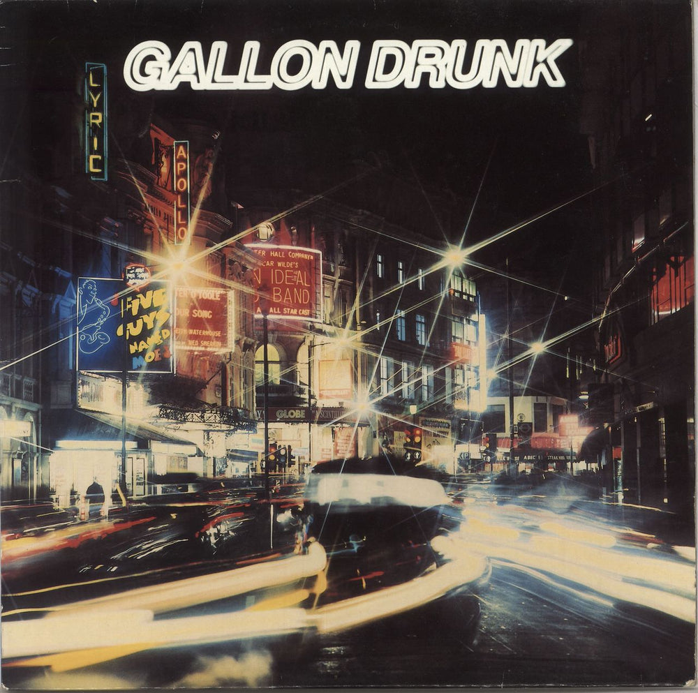 Gallon Drunk From The Heart Of Town UK vinyl LP album (LP record) HUNKALP5