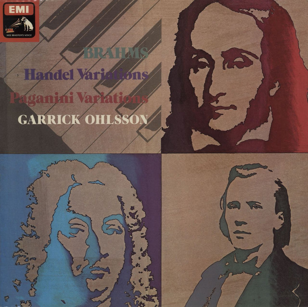 Garrick Ohlsson Handel Variations / Paganini Variations UK vinyl LP album (LP record) HQS1379