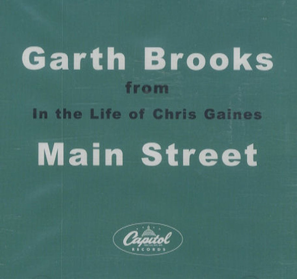 Garth Brooks Main Street US Promo CD single (CD5 / 5") 614421