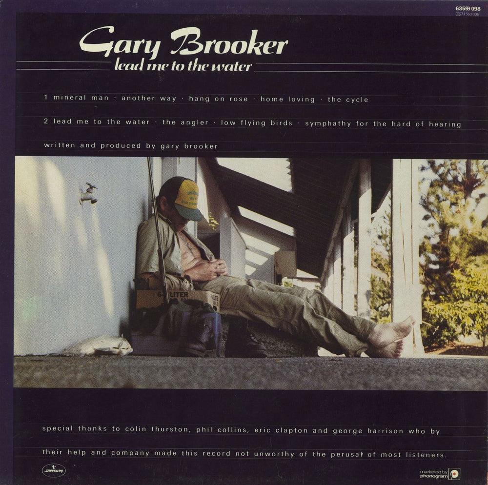 Gary Brooker Lead Me To The Water UK vinyl LP album (LP record) 6359098