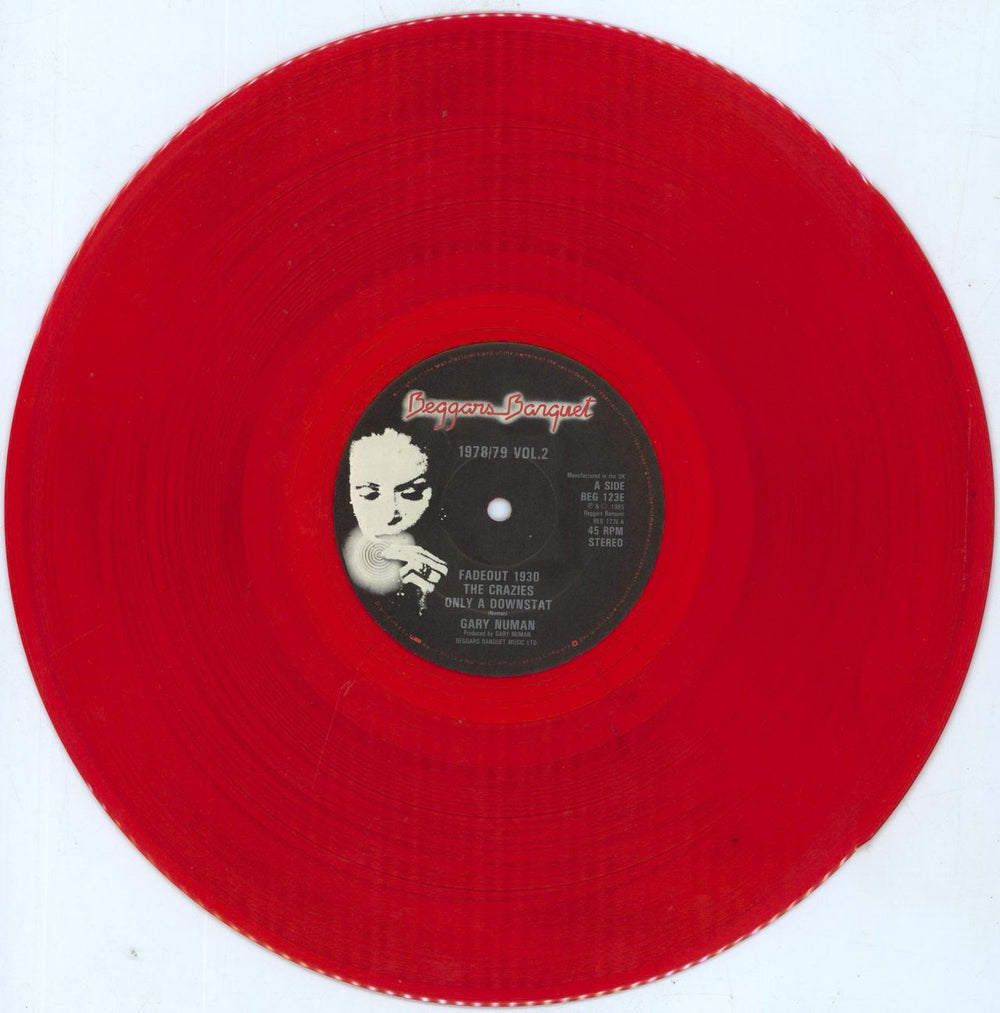 Gary Numan 1978-79 Volume Two - Red Vinyl UK 12" vinyl single (12 inch record / Maxi-single) NUM12VO18263