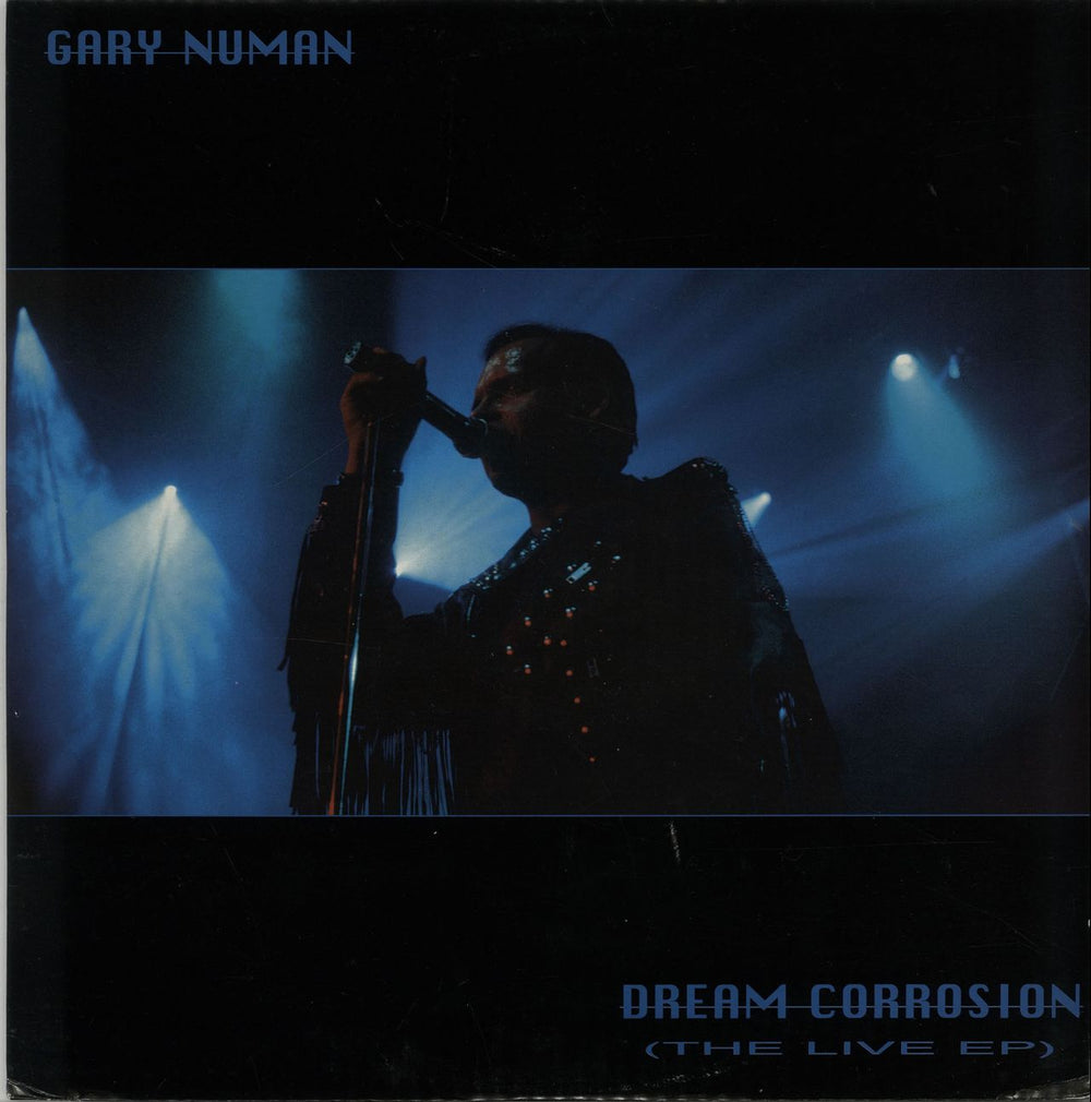 Gary Numan Dream Corrosion - The Live EP UK 12" vinyl single (12 inch record / Maxi-single) NUM25