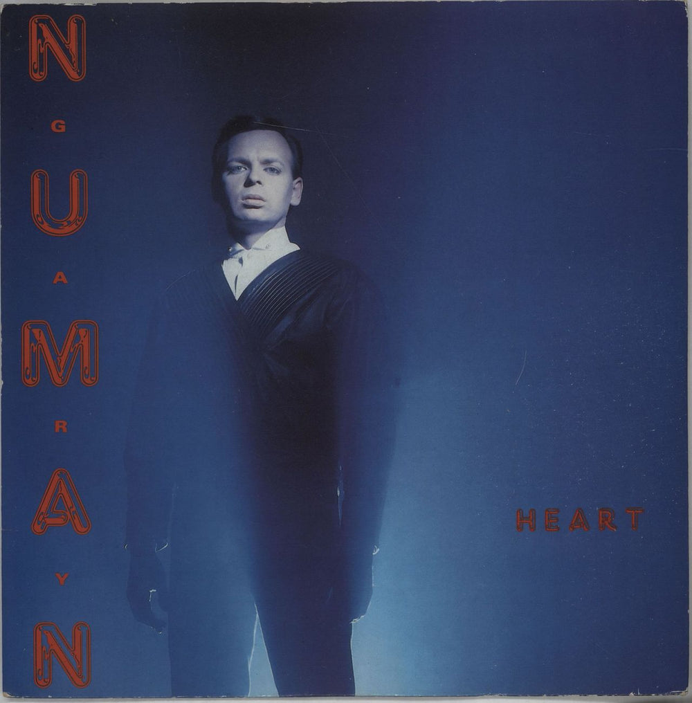 Gary Numan Heart - Black Vinyl UK 7" vinyl single (7 inch record / 45) NUMAN1