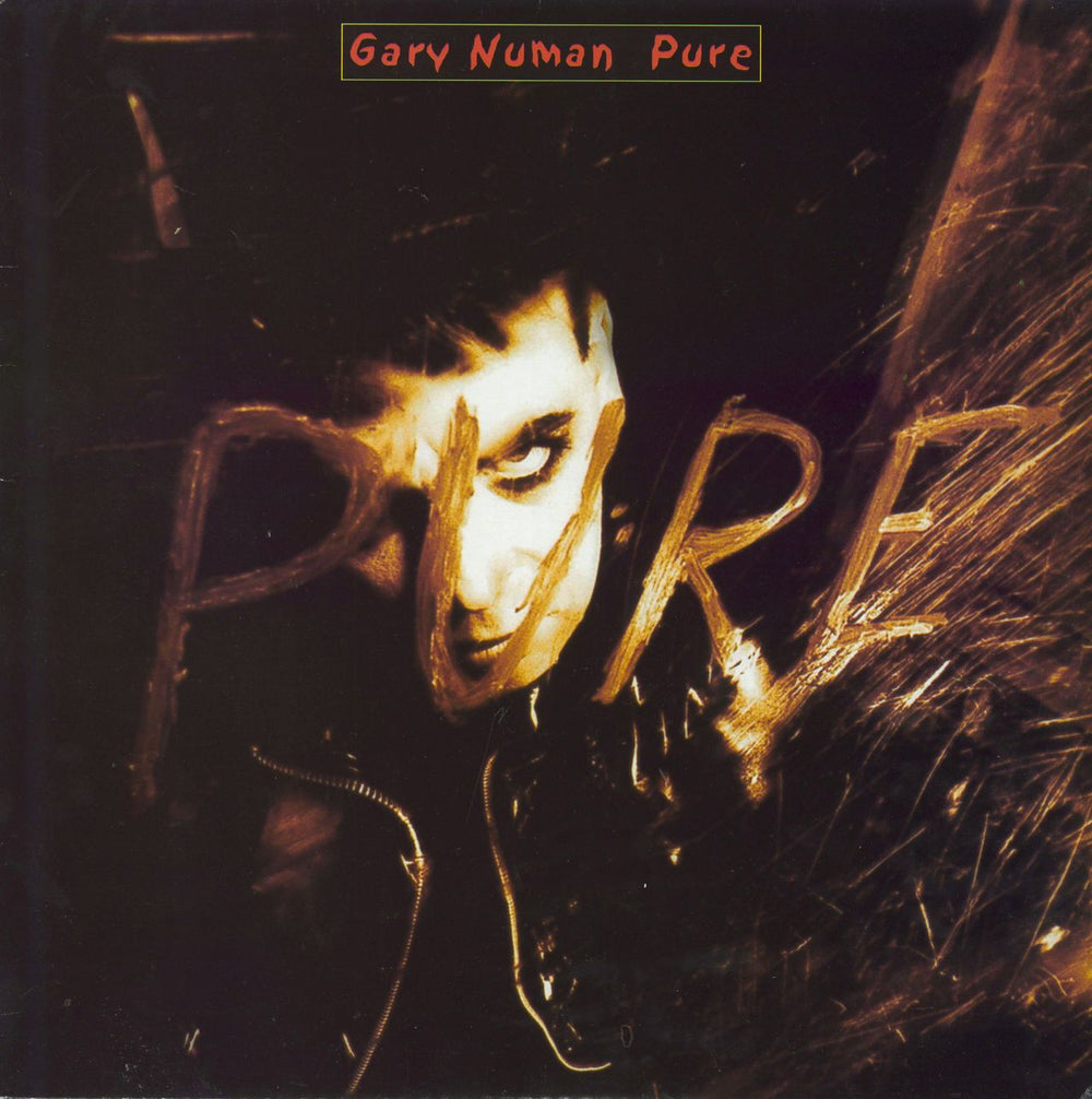 Gary Numan Pure + 7" - Red US vinyl LP album (LP record) OTBLP1