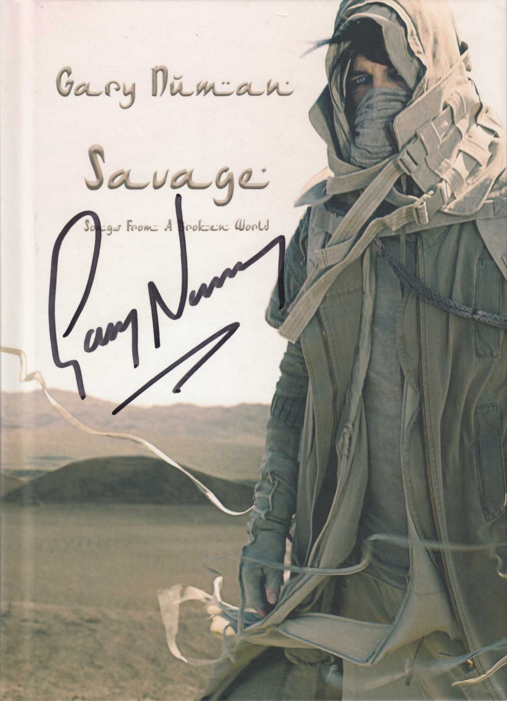 Gary Numan Savage: Songs From A Broken World - Autographed UK CD album (CDLP) 538307882