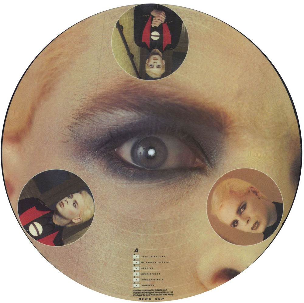 Gary Numan The Plan - Hype Stickered UK picture disc LP (vinyl picture disc album) NUMPDTH788010