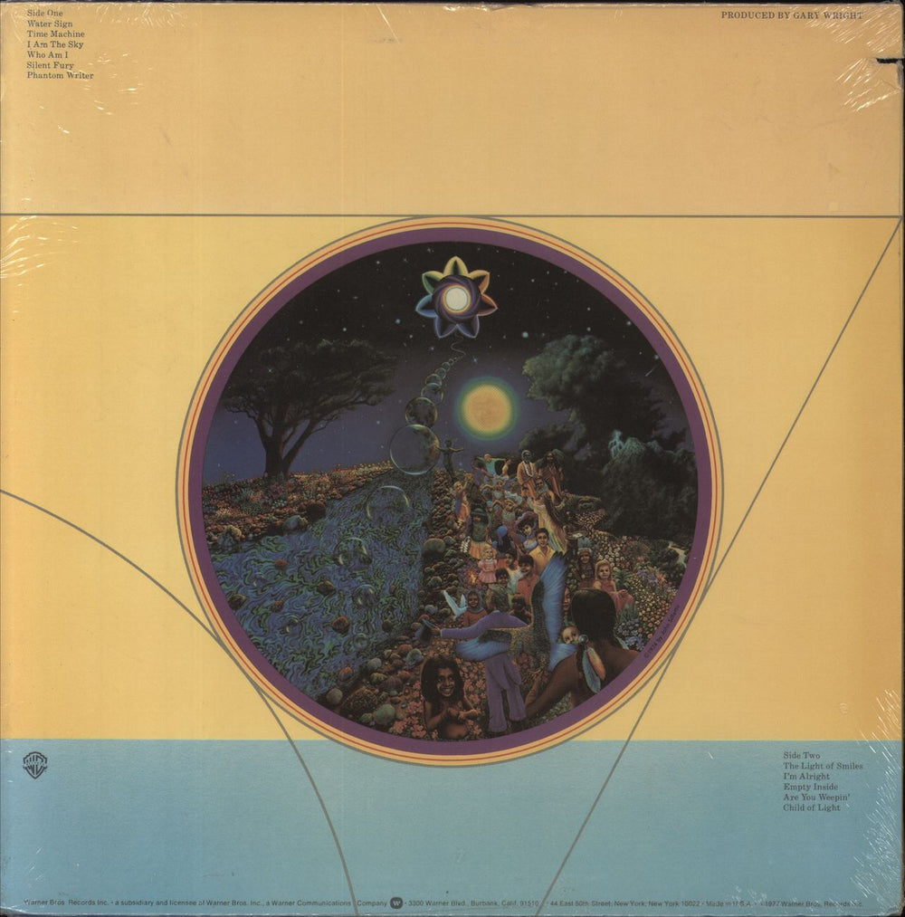 Gary Wright The Light Of Smiles - Shrink US vinyl LP album (LP record)