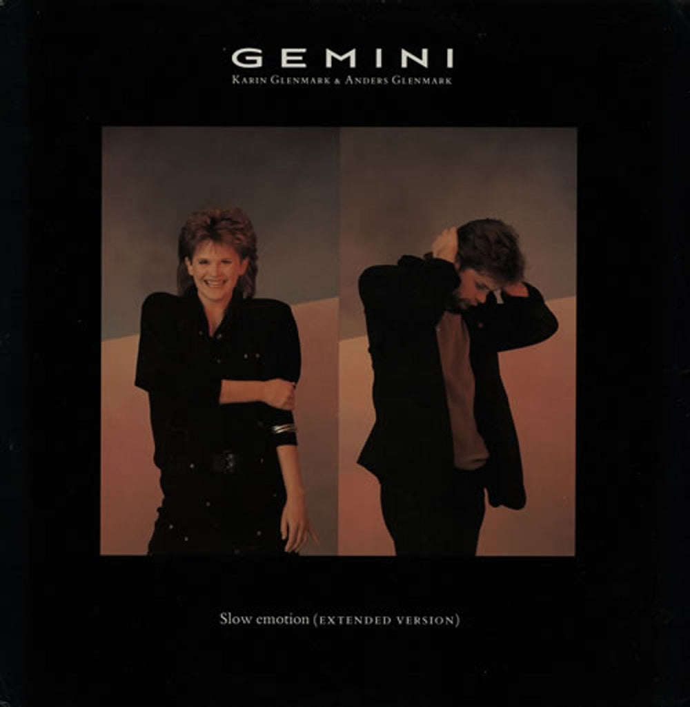 Gemini Slow Emotion - Extended Version Swedish 12" vinyl single (12 inch record / Maxi-single) POLM18