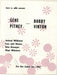 Gene Pitney Gene Pitney / Bobby Vinton New Zealand tour programme TOUR PROGRAMME