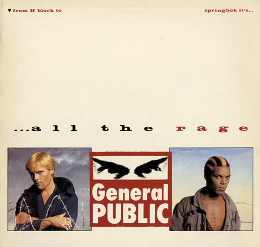 General Public All The Rage UK vinyl LP album (LP record) V2324