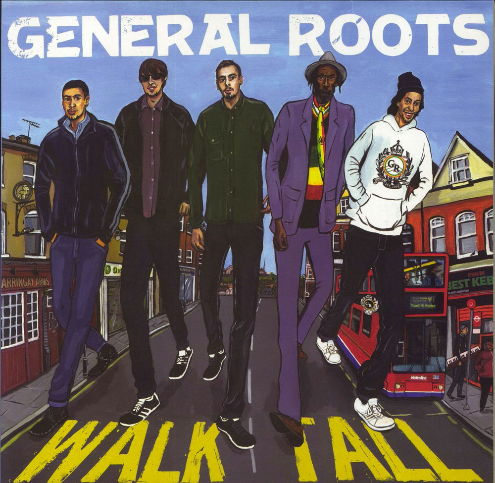 General Roots Walk Tall UK vinyl LP album (LP record) GEN001