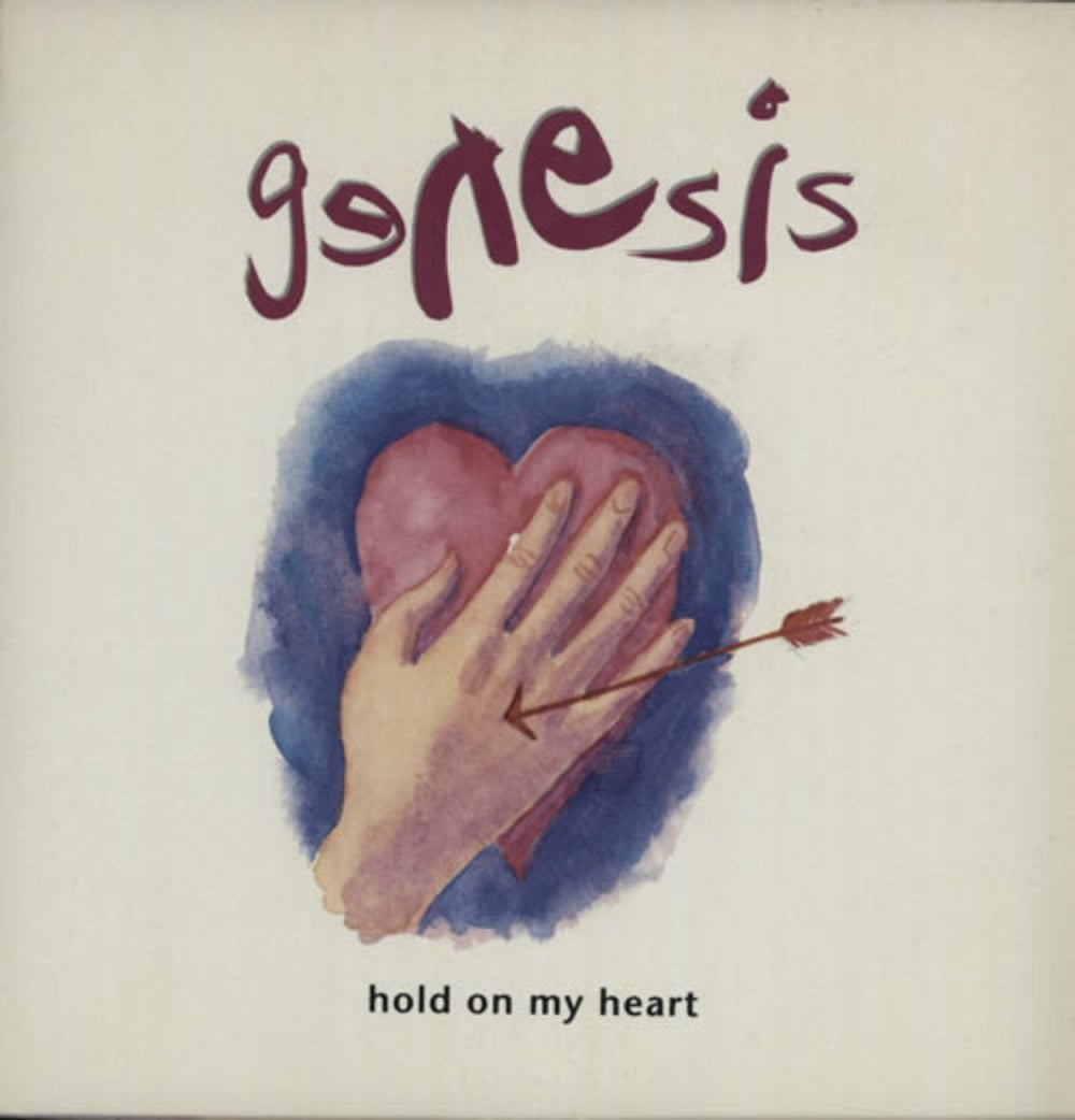 Genesis Hold On My Heart UK 7" vinyl single (7 inch record / 45) GENS8