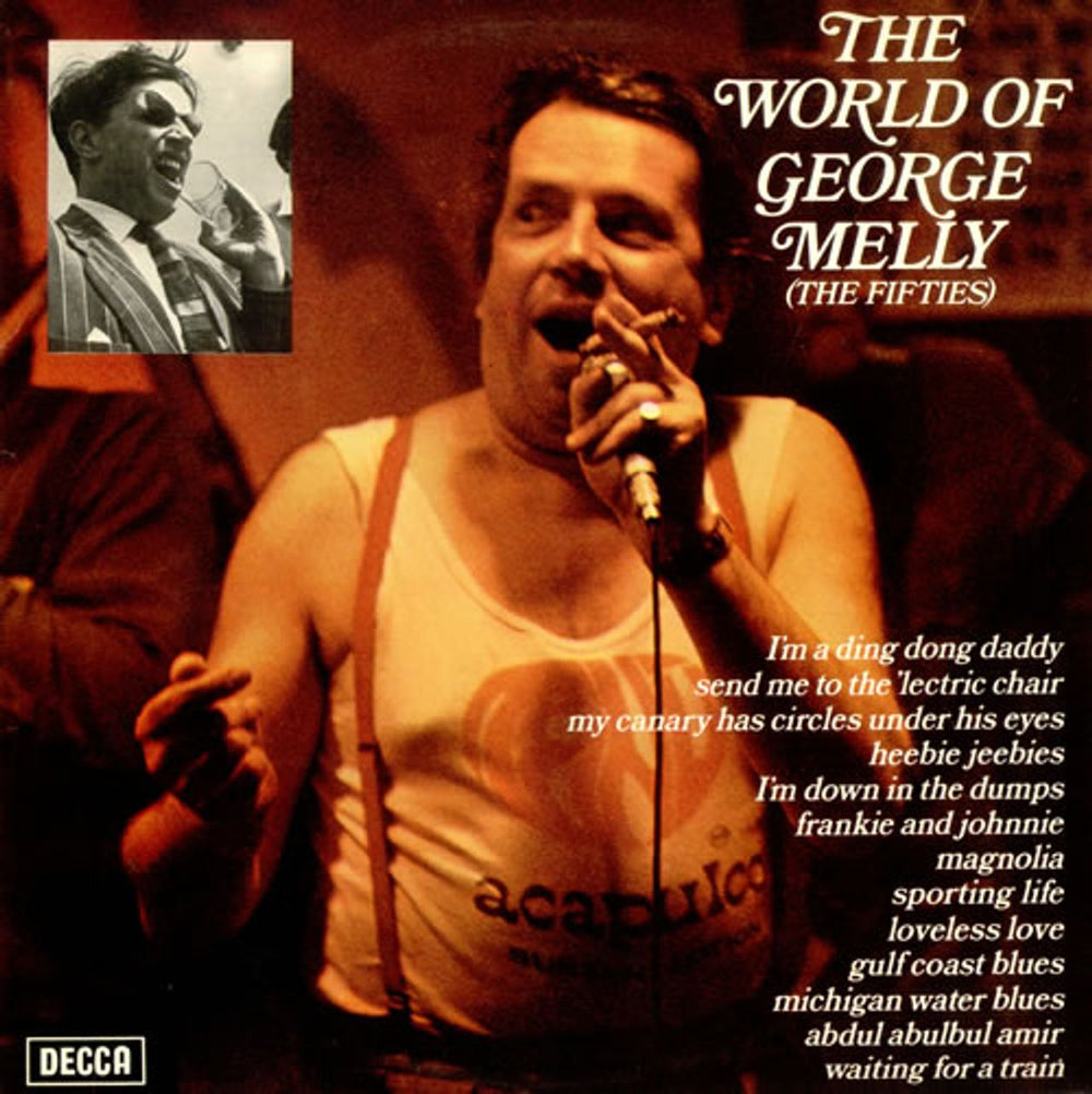 George Melly The World Of George Melly - export label UK vinyl LP album (LP record) SPA288