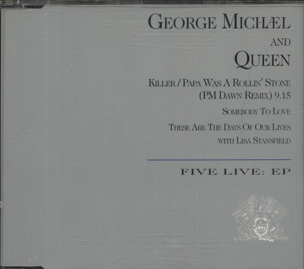 George Michael Five Live EP UK CD single (CD5 / 5") CDR6340