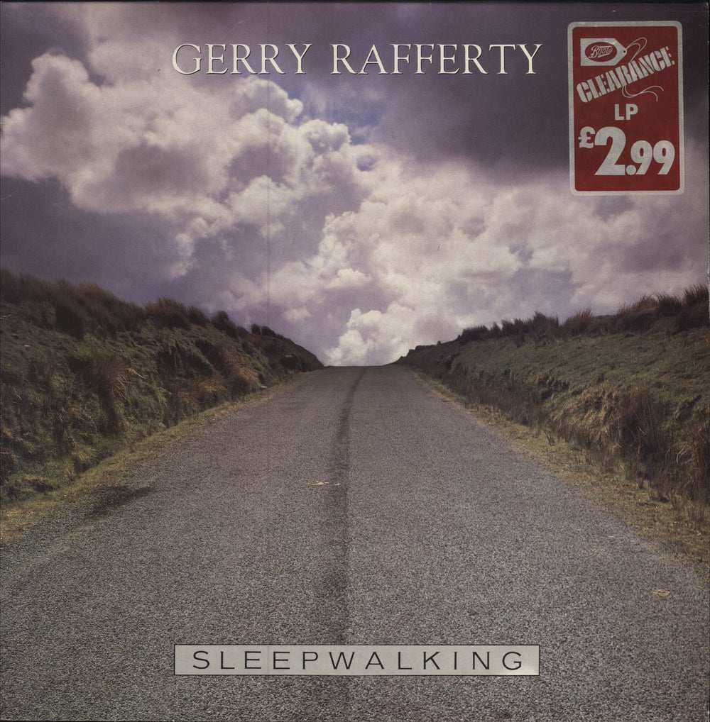 Gerry Rafferty Sleepwalking UK vinyl LP album (LP record) LBG30352