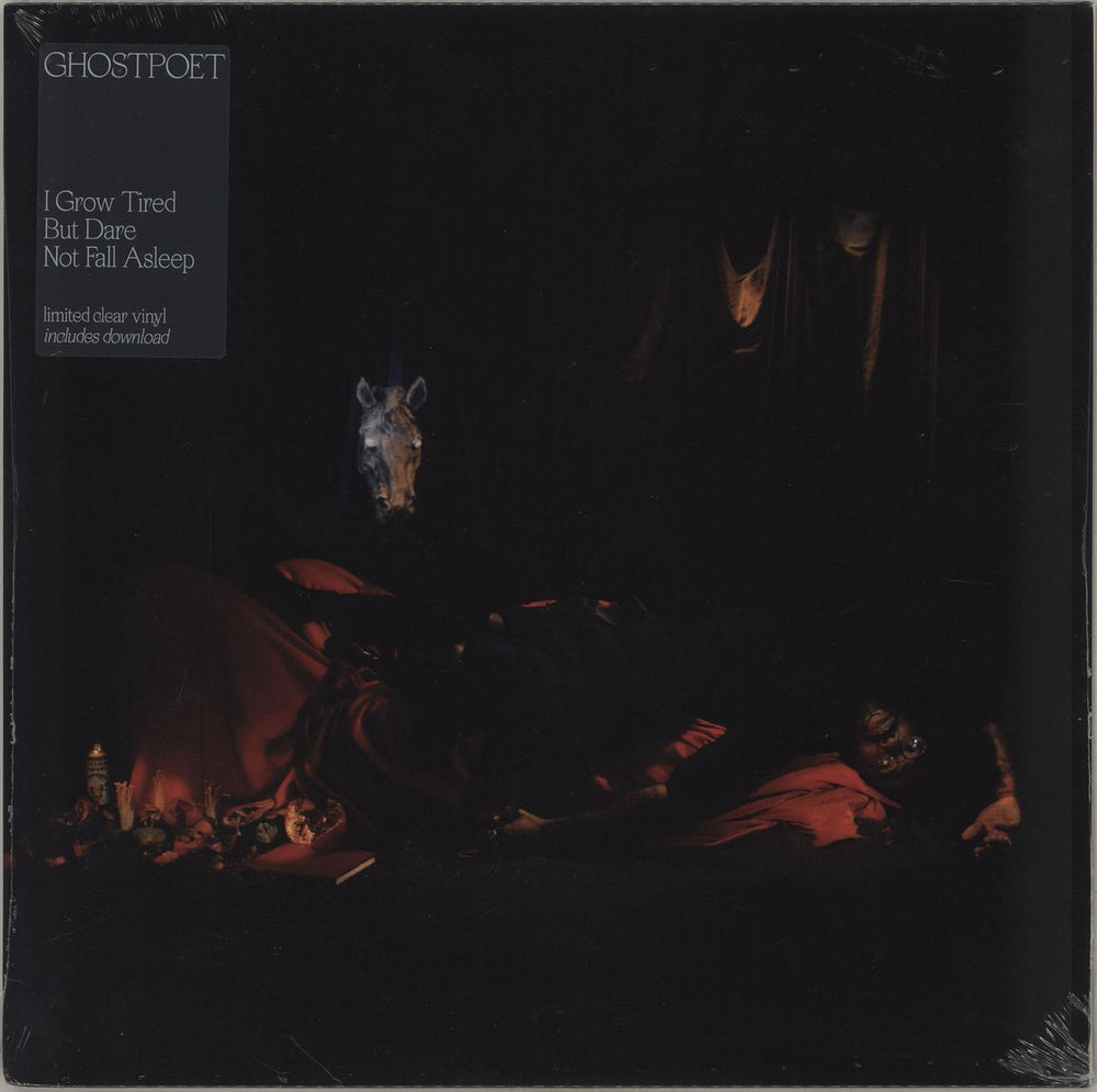 Ghostpoet I Grow Tired But Dare Not Fall Asleep - Clear Vinyl + Sealed UK vinyl LP album (LP record) PIASR1135LPX