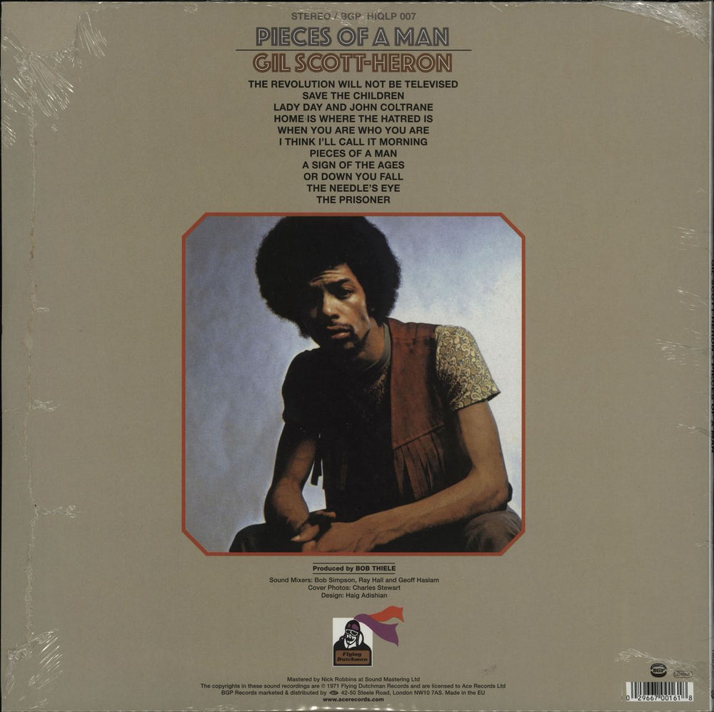 Gil Scott-Heron Pieces Of A Man - Sealed UK Promo vinyl LP album (LP record) 029667001618