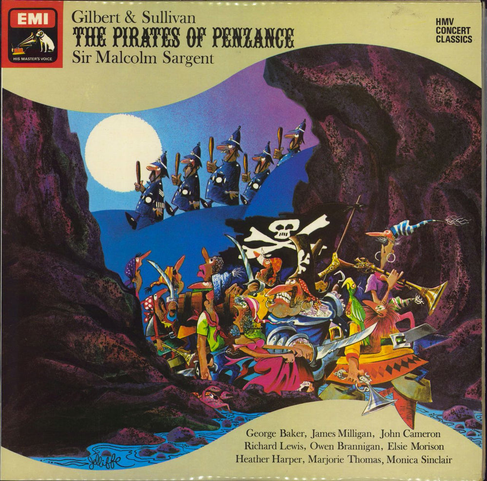 Gilbert & Sullivan The Pirates Of Penzance - 81 UK 2-LP vinyl record set (Double LP Album) SXDW3041