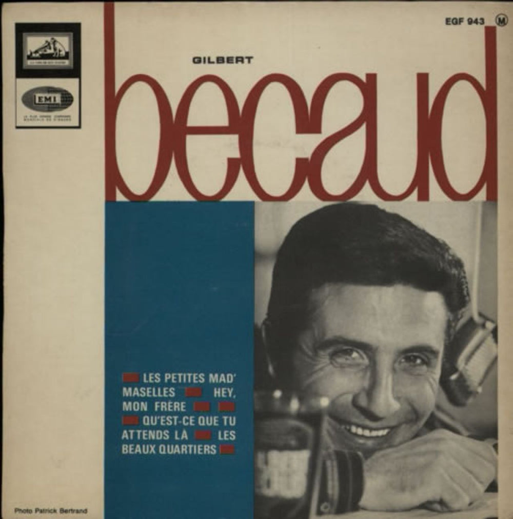 Gilbert Bécaud Les Petites Mad'maselles EP French 7" vinyl single (7 inch record / 45) EGF943