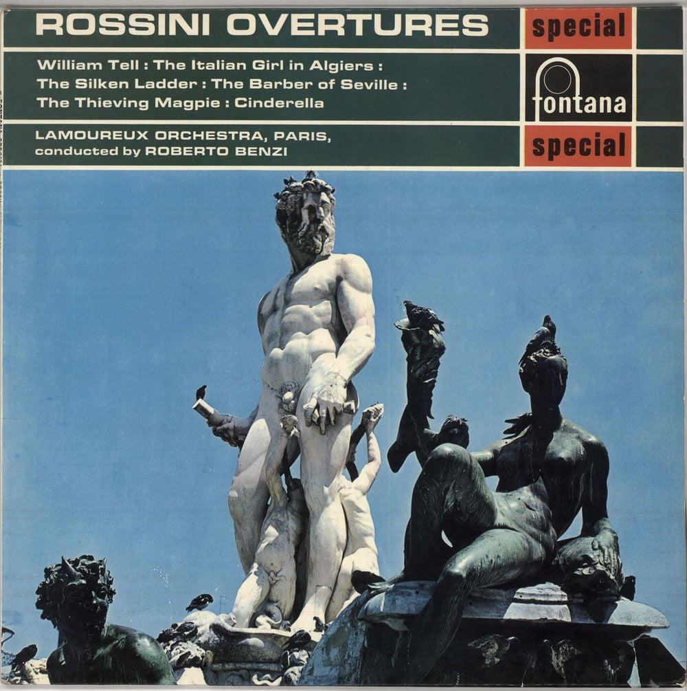 Gioacchino Rossini Six Brilliant Overtures UK vinyl LP album (LP record) SFL14056