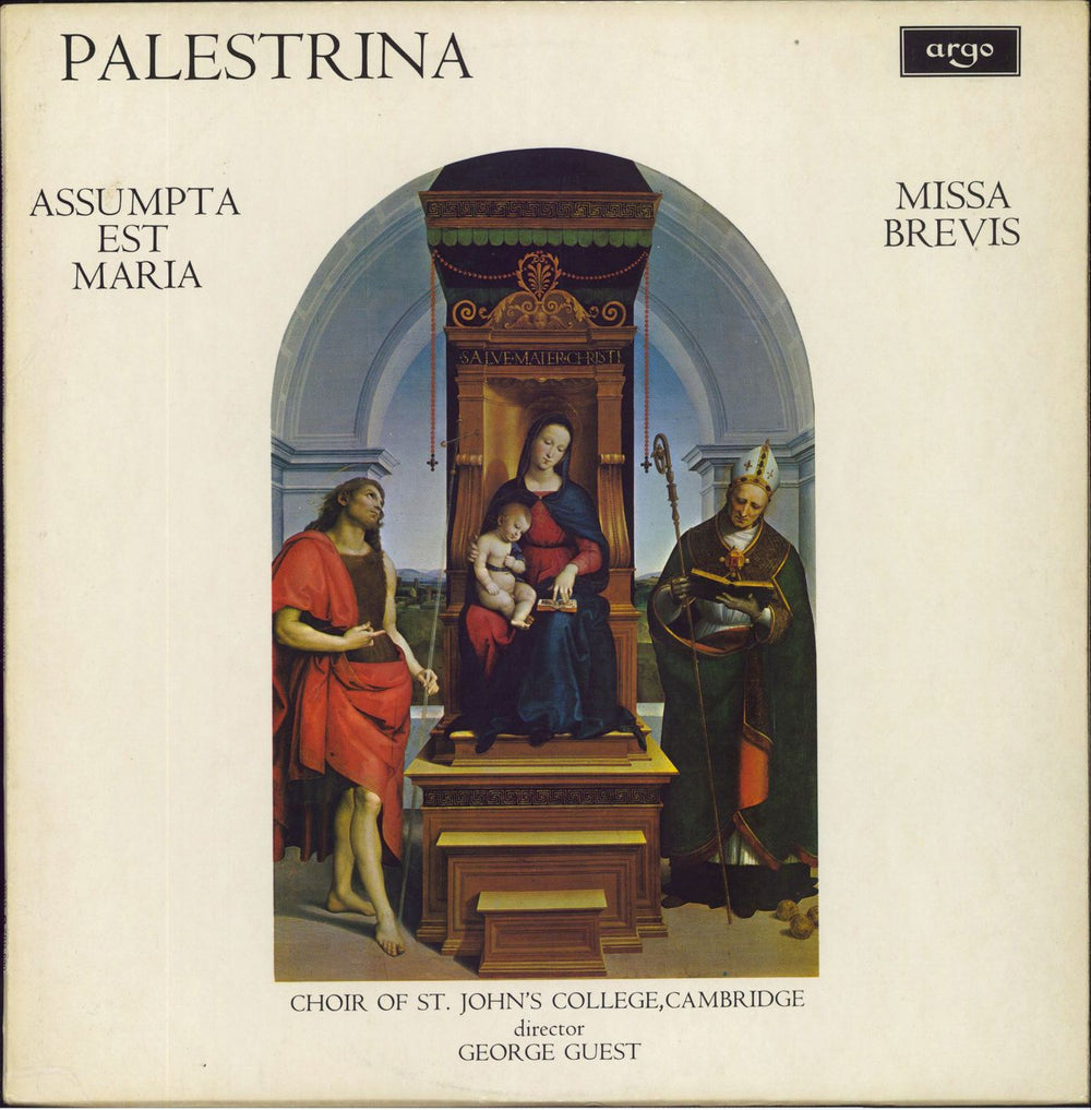 Giovanni Palestrina Palestrina: Assumpta Est Maria / Missa Brevis UK vinyl LP album (LP record) ZRG690