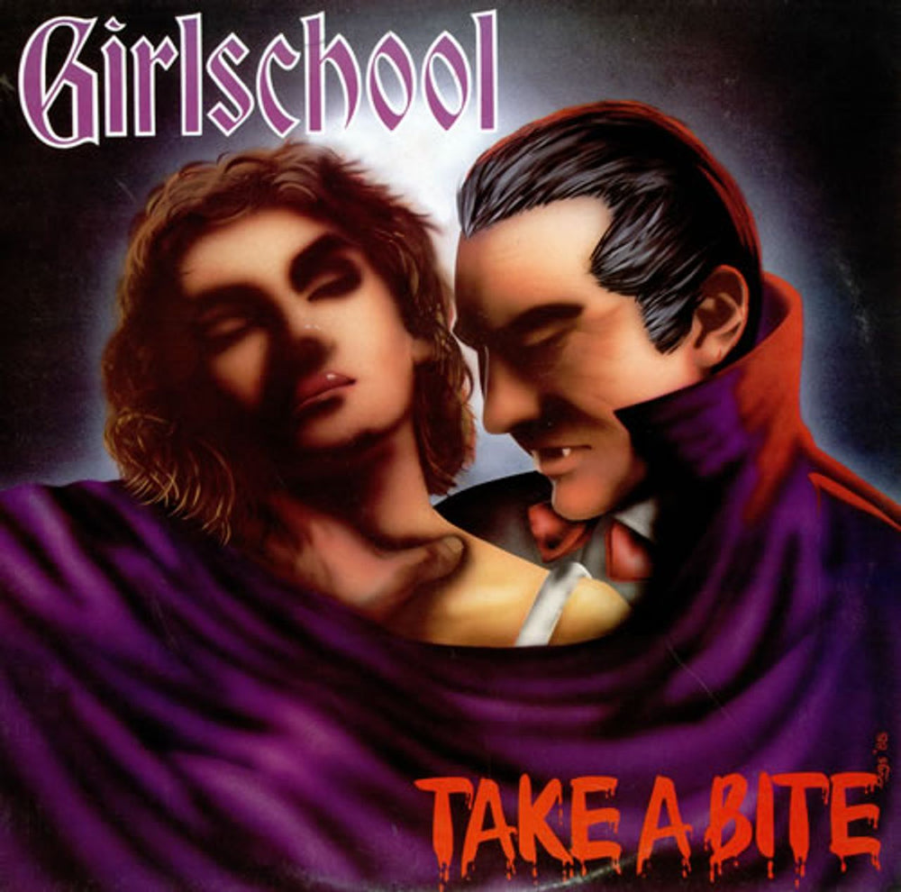 Girlschool Take A Bite UK vinyl LP album (LP record) GWLP21