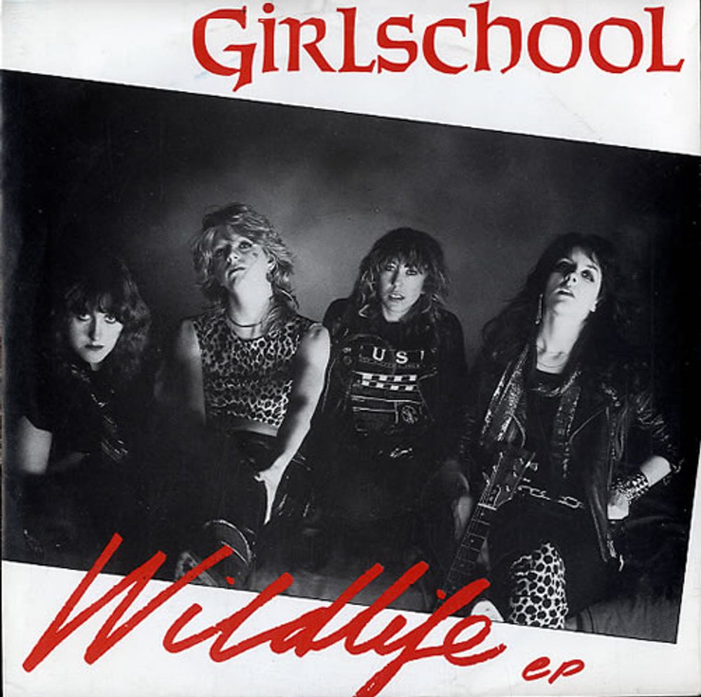 Girlschool Wildlife UK 7" vinyl single (7 inch record / 45) BRO144