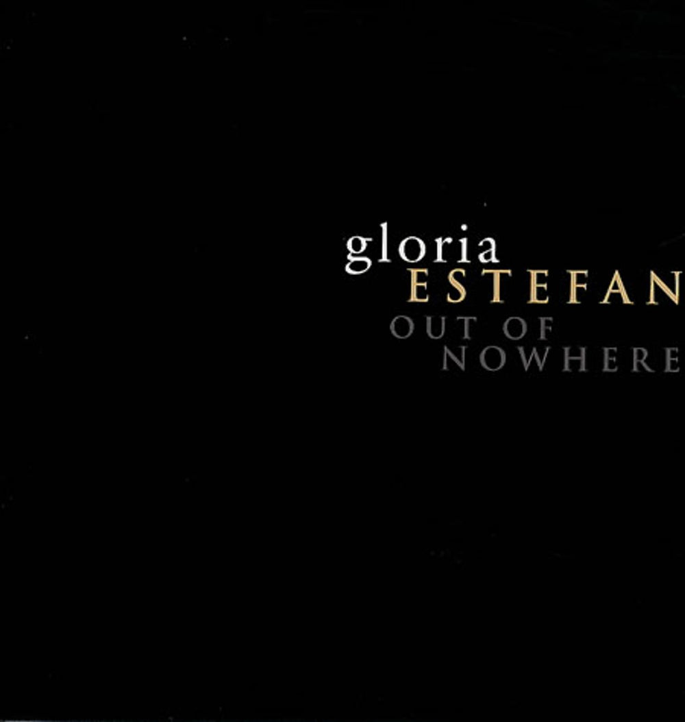 Gloria Estefan Out Of Nowhere UK Promo 12" vinyl single (12 inch record / Maxi-single) XPR3463