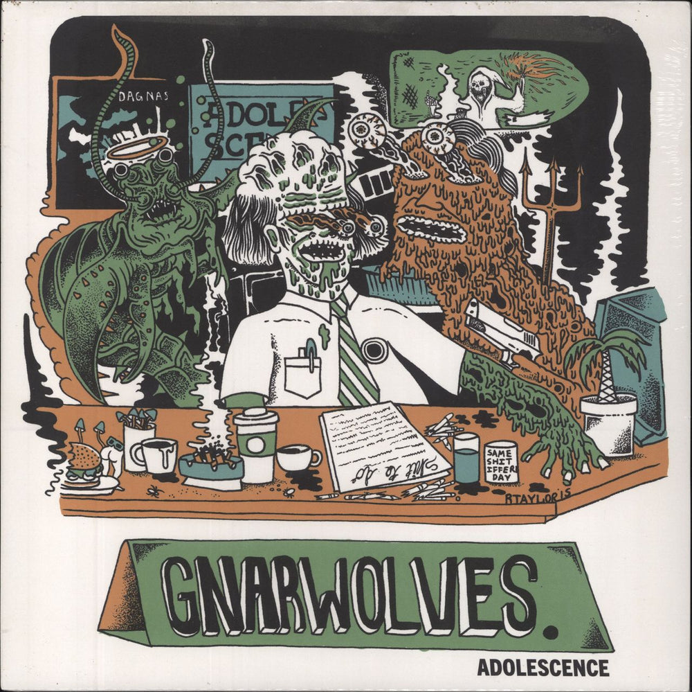 Gnarwolves Adolescence UK 12" vinyl single (12 inch record / Maxi-single) BSM173/TTR051