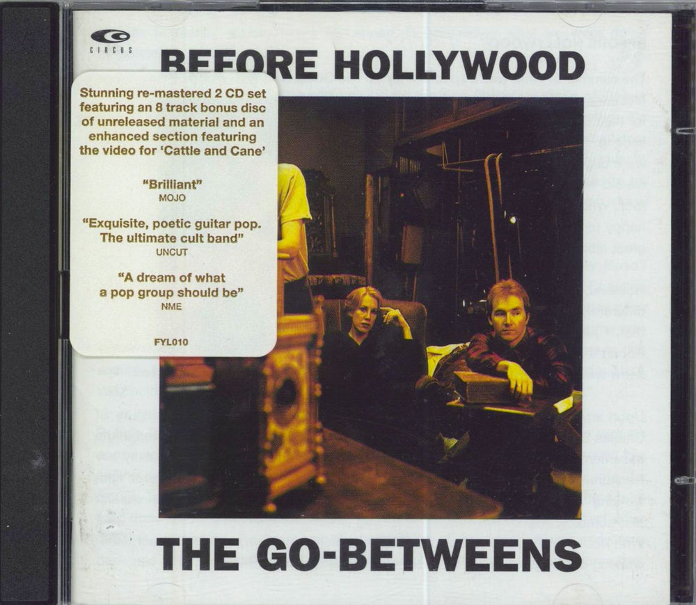 Go-Betweens Before Hollywood: Remastered UK 2 CD album set (Double CD) FYL010