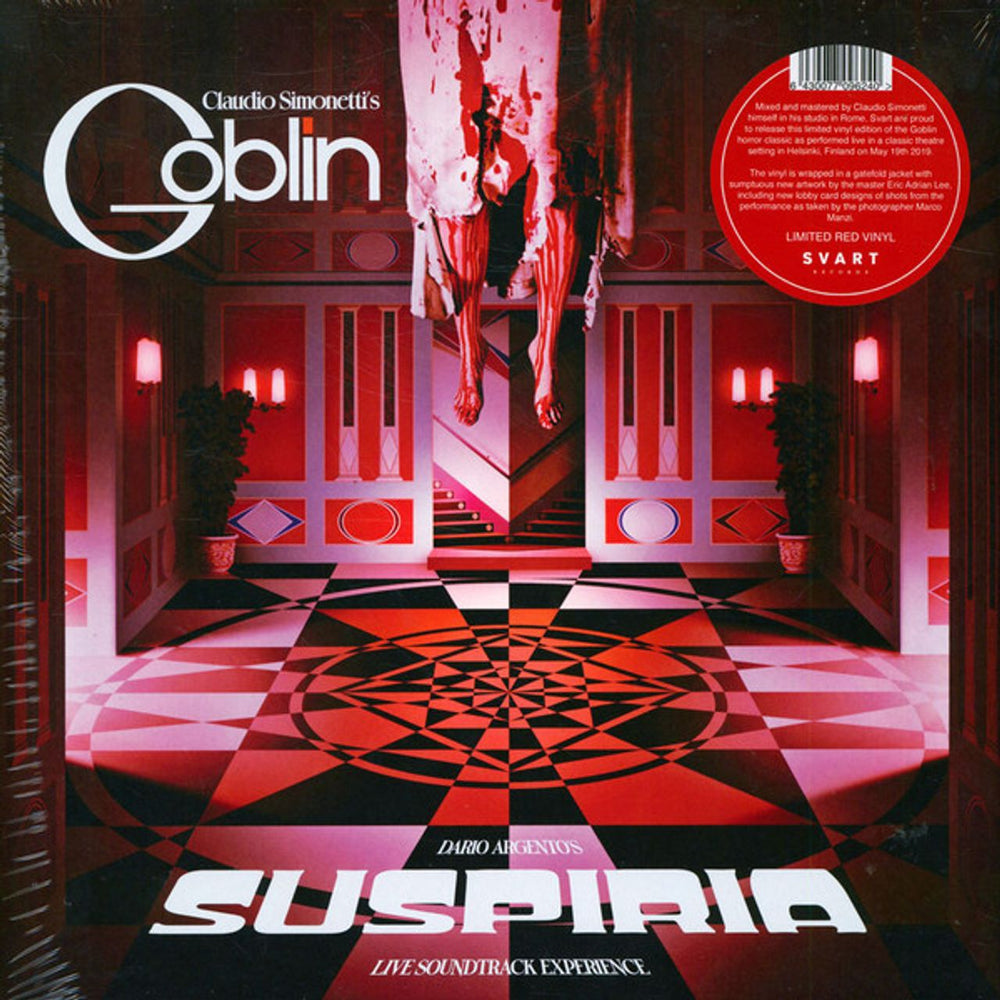 Goblin Suspiria Live Soundtrack Experience - Red Vinyl - Sealed UK vinyl LP album (LP record) SVART269LP