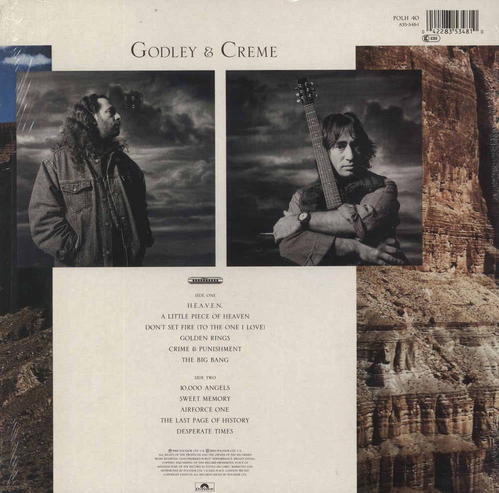 Godley & Creme Goodbye Blue Sky - Open Shrink UK vinyl LP album (LP record) 042283534810