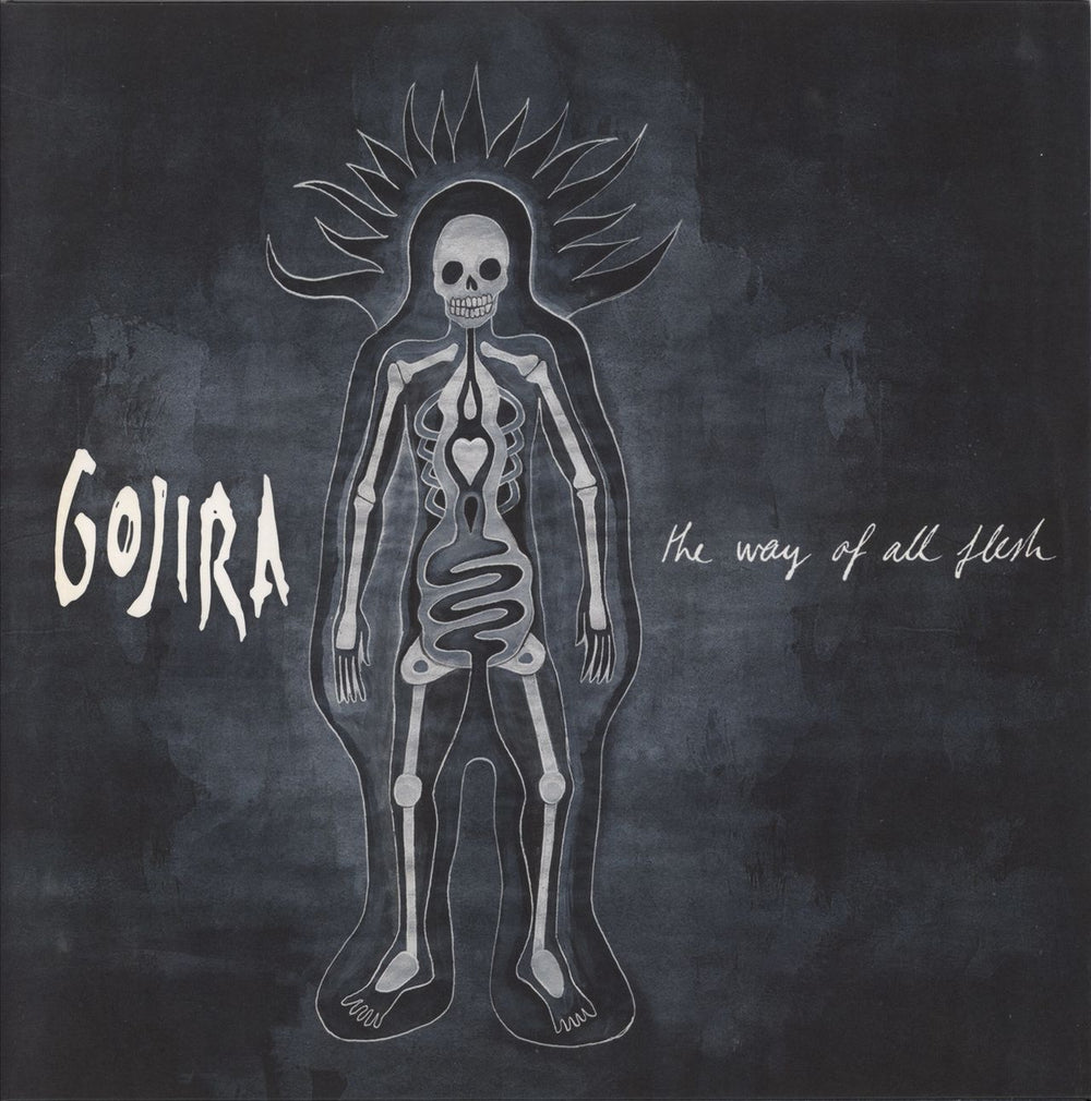 Gojira The Way of All Flesh - Blue Vinyl French 2-LP vinyl record set (Double LP Album) POSH194