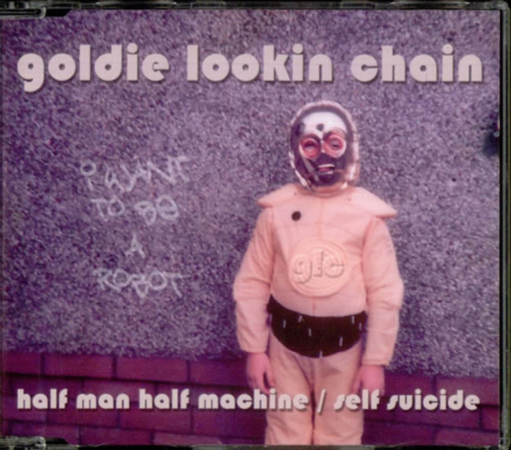 Goldie Lookin' Chain Half Man Half Machine / Self Suicide UK CD single (CD5 / 5") DUSTY019CD