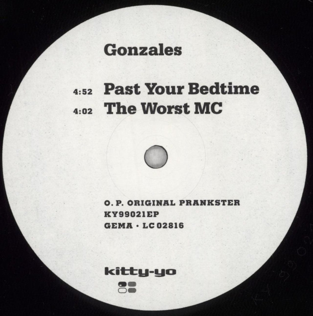 Gonzales O.P. Original Prankster - Shrink German 12" vinyl single (12 inch record / Maxi-single) GXX12OP825763