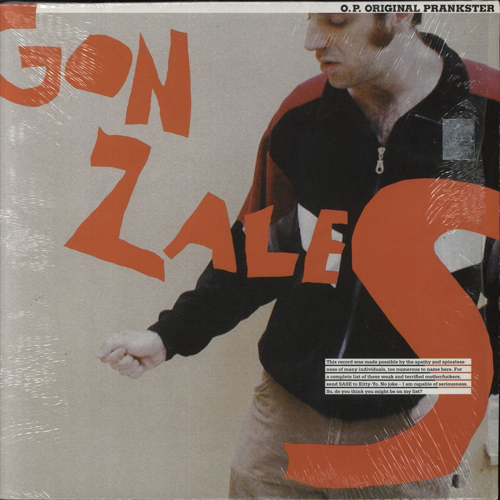 Gonzales O.P. Original Prankster - Shrink German 12" vinyl single (12 inch record / Maxi-single) KY99021EP