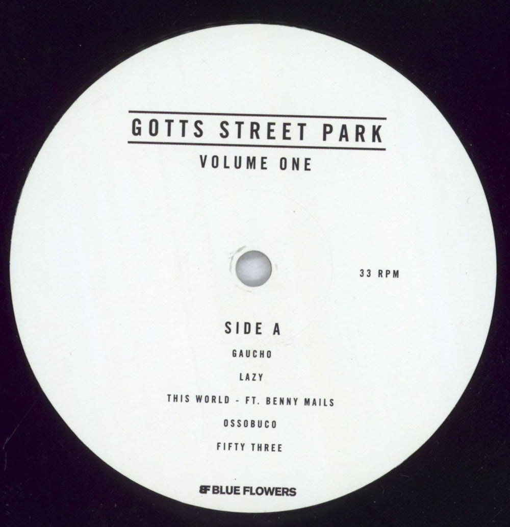 Gotts Street Park Volume One UK vinyl LP album (LP record) 6QYLPVO821812