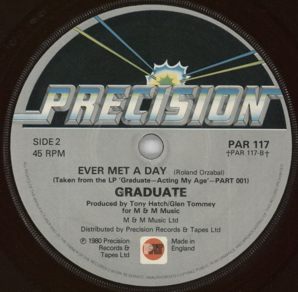 Graduate Shut Up UK 7" vinyl single (7 inch record / 45) GDT07SH142997