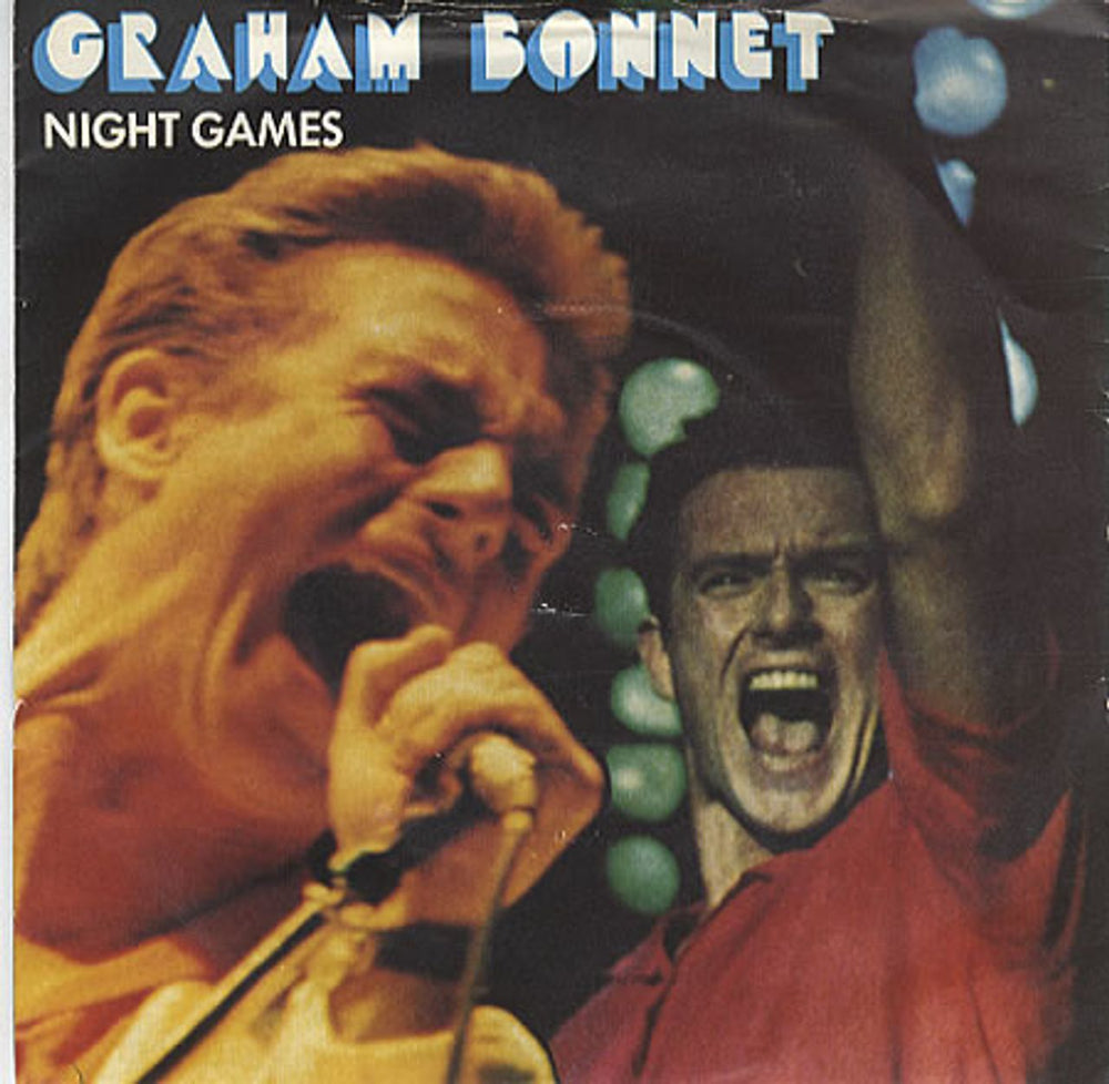 Graham Bonnet Night Games - P/S UK 7" vinyl single (7 inch record / 45) VER1