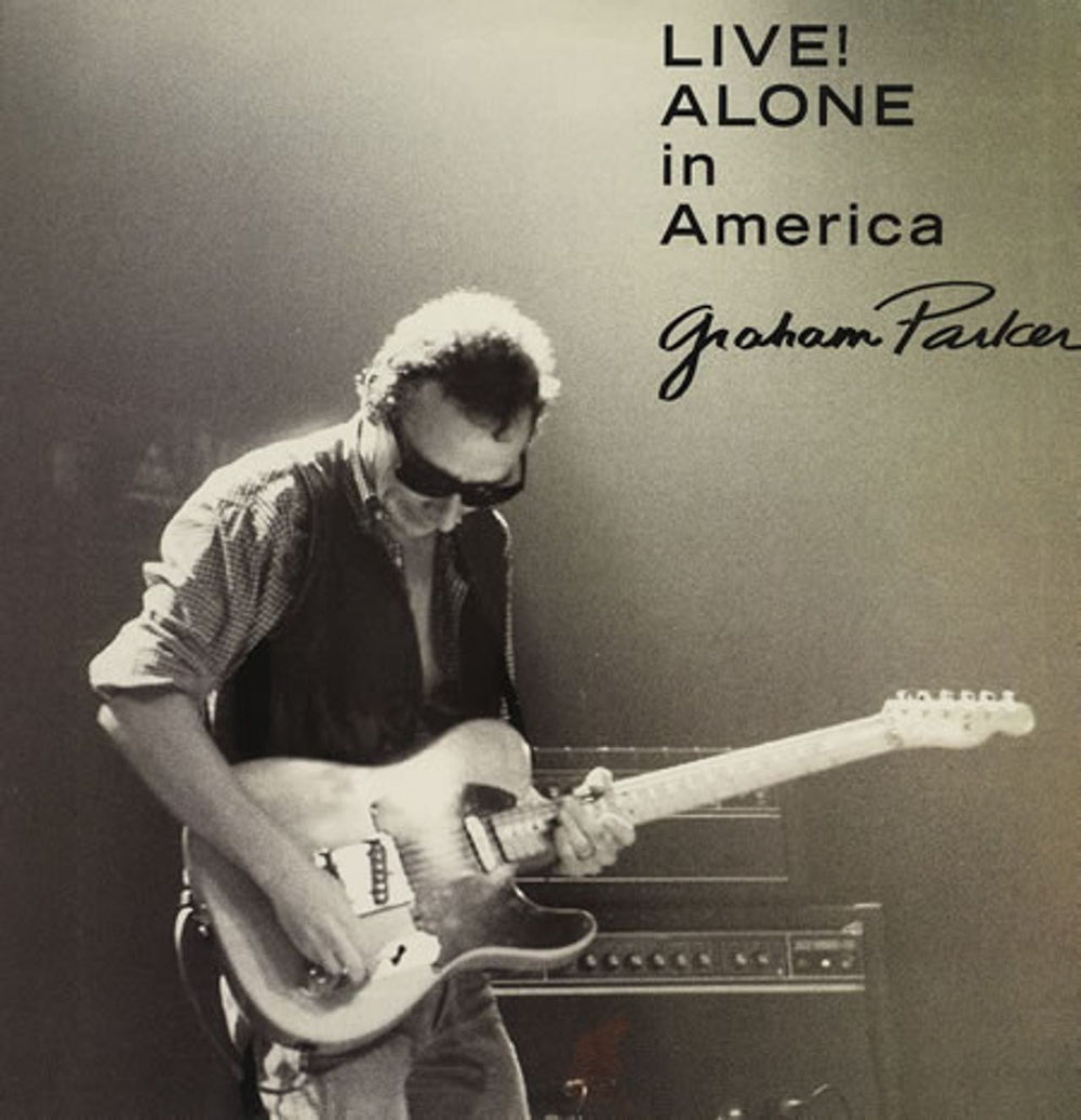 Graham Parker Live! Alone In America UK vinyl LP album (LP record) FIEND141