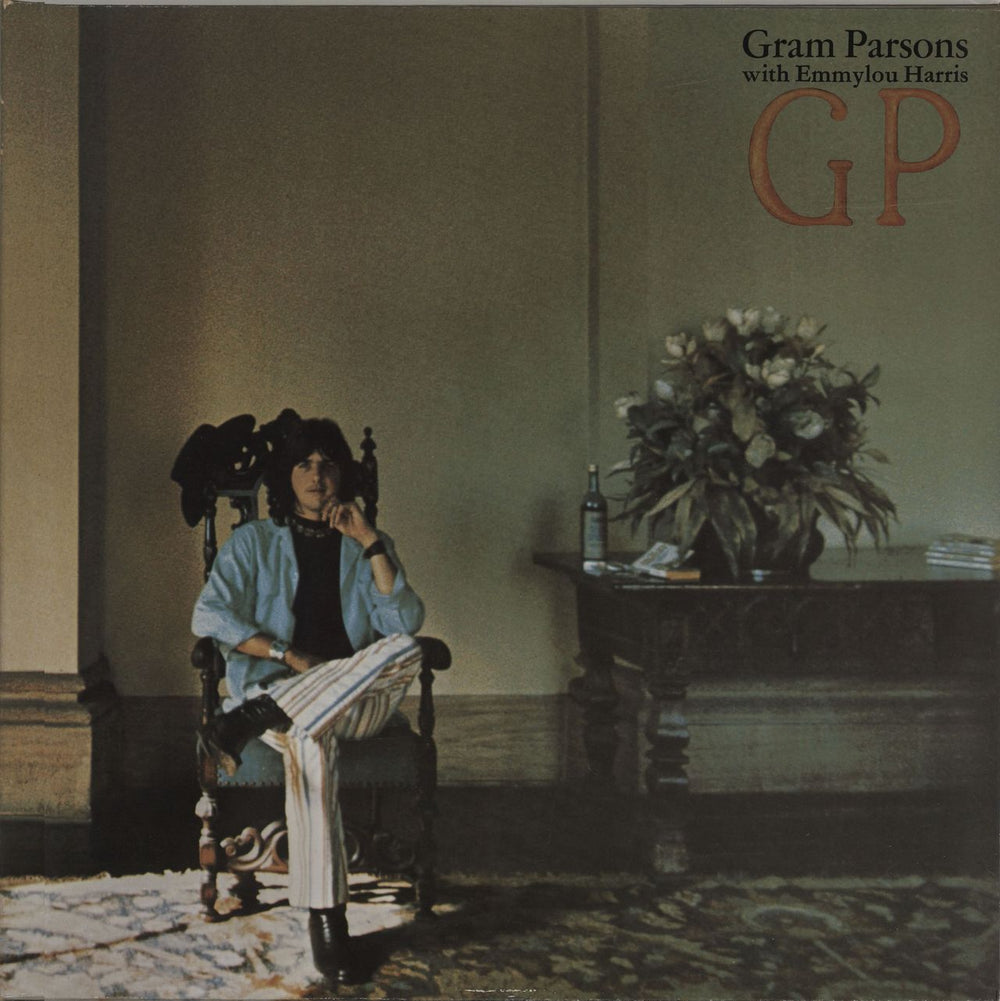 Gram Parsons G.P. German vinyl LP album (LP record) K44228