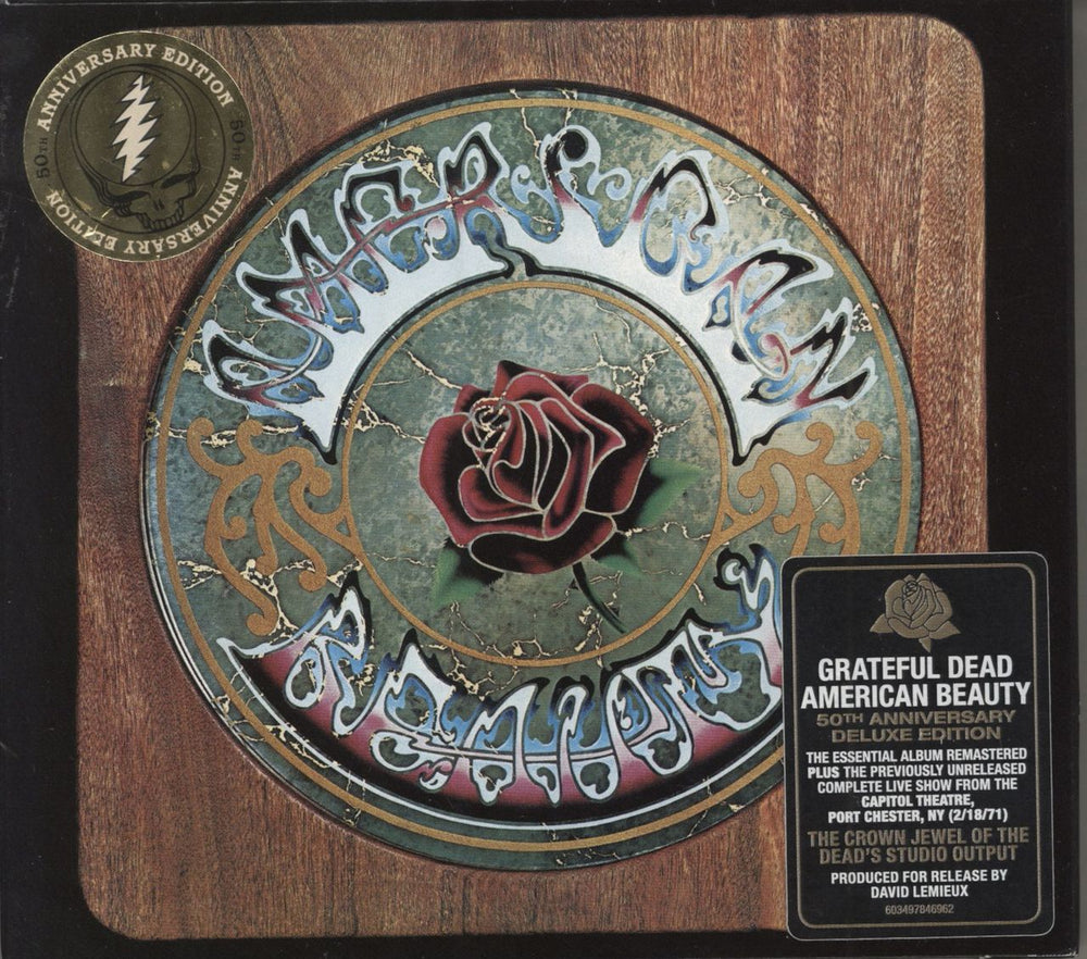 Grateful Dead American Beauty: 50th Anniversary - Remastered UK 3-CD album set (Triple CD) 603497846962