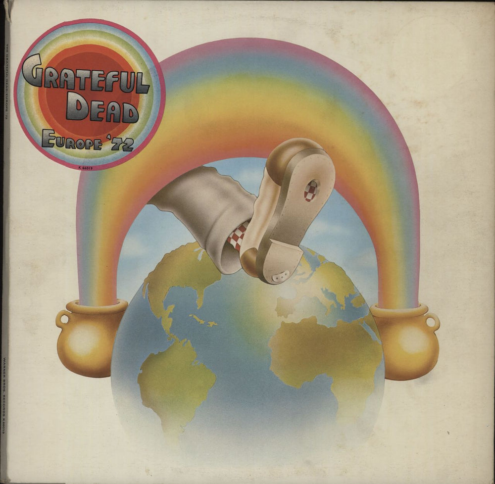 Grateful Dead Europe '72 - 1st - EX UK 3-LP vinyl record set (Triple LP Album) K66019