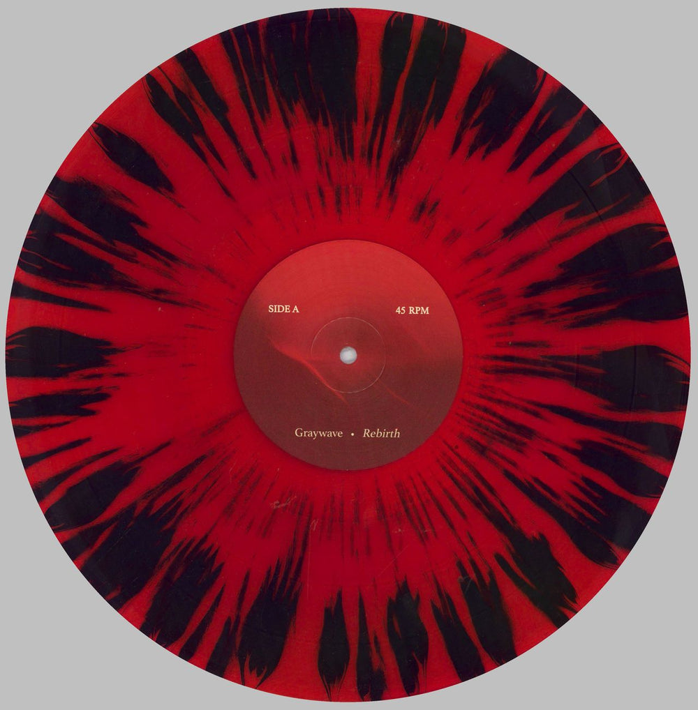 Graywave Rebirth - Red With Black Splatter UK 12